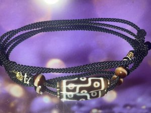 31 Curated Collection - Nine eyes DZI BEAD(38*12mm)