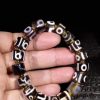 Dzi bead segments bracelet
