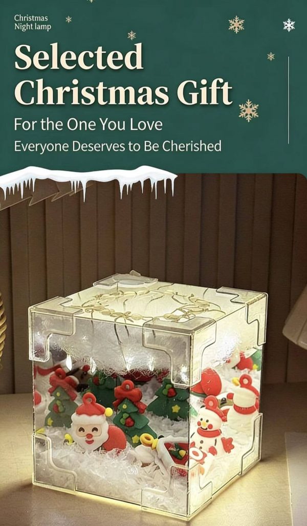 Christmas Mirror Night Light