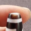 8efadf82d05152047181493139aa78c6 Handmade Black and White Heaven-Earth Dzi Bead