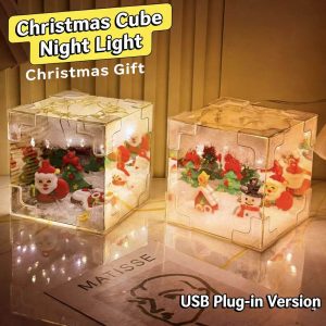 Christmas Mirror Night Light