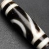 One-Eye Mountain-Backed Dzi Bead，41x9mm