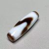 Tiger Tooth Dzi Bead. 38×12mm.