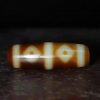Six-eyed Dzi bead.38*12mm