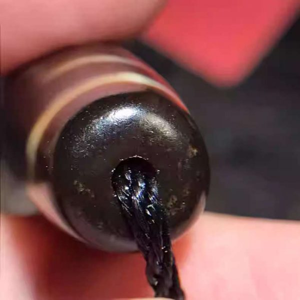 Two eyes DZI bead.38*13mm.15