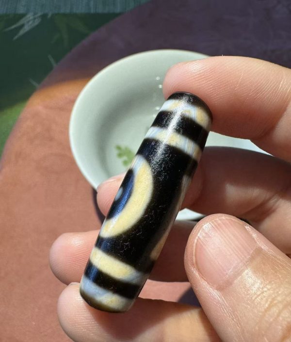 One-Eye Heaven-Earth Dzi Bead.38 * 13mm.1