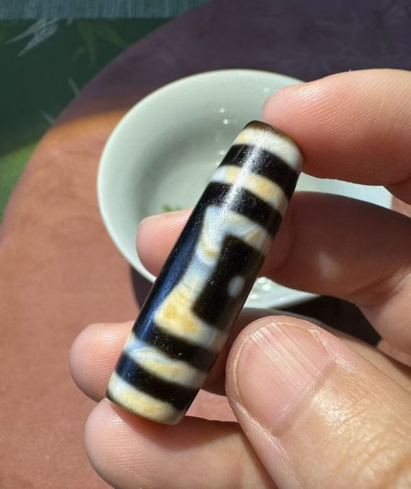 One-Eye Heaven-Earth Dzi Bead.38 * 13mm.1