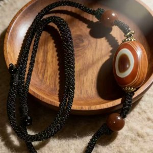 18 Curated Collection -Natural Striped Agate(29*20mm)