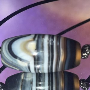 41 Natural Striped Agate(31*16mm)