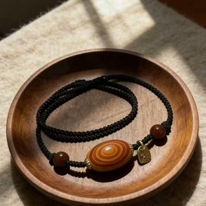 19 Curated Collection -Natural Striped Agate(27*20mm)