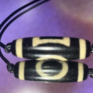 37 One eye Dzi Bead(38*11mm)