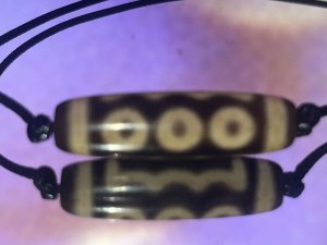 36 Five eyes DZI Bead(38*11mm)