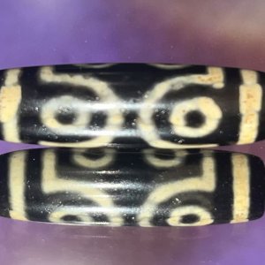 42 Six eyes Dzi Bead(38*11mm)