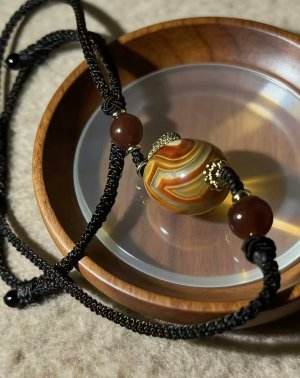 20 Curated Collection -Natural Striped Agate(30*21mm)