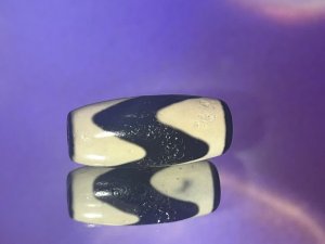 51 Tiger tooth Dzi bead(28*11mm)