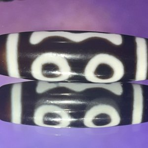 44 Three eyes DZI bead(38*12mm)
